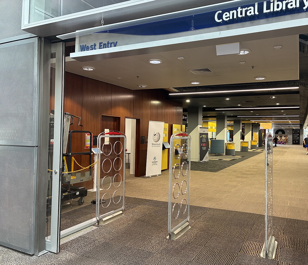 The Central Library entrance